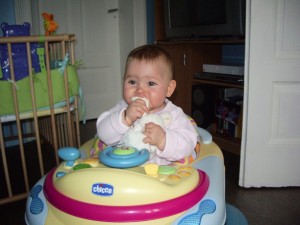Emma et son doudou