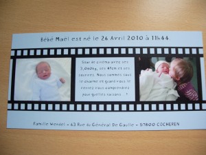 Mon faire-part!!