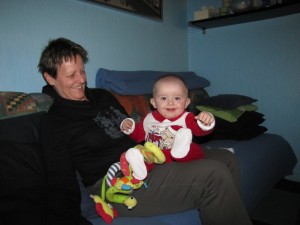 Petite séance photo avec Mamy!!