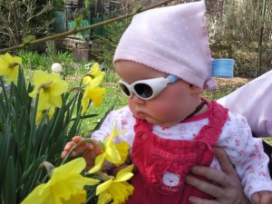 Visite du jardin de Mamy Nicole et Papy Sylvain!!